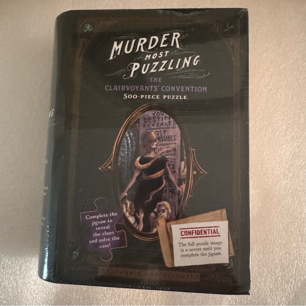 Chronicle Books Murder Most Puzzling Puzzle The Clairvoyants’ Convention
